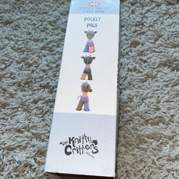 NIB Creative Expressions Knitty Critters Pocket Pal Crochet Kit-Gemma Giraffe - Picture 11 of 11